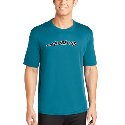 Adult Teal Drifit Shirt - Hotshots   Thumbnail